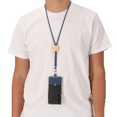 Lanyard porta-telemóvel em algodão Thorne – foto 5