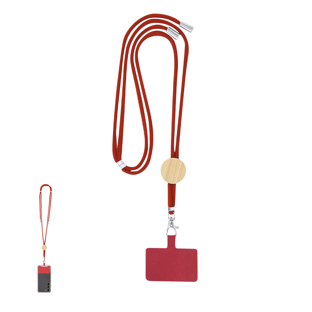 Lanyard porta-telemóvel em algodão Thorne