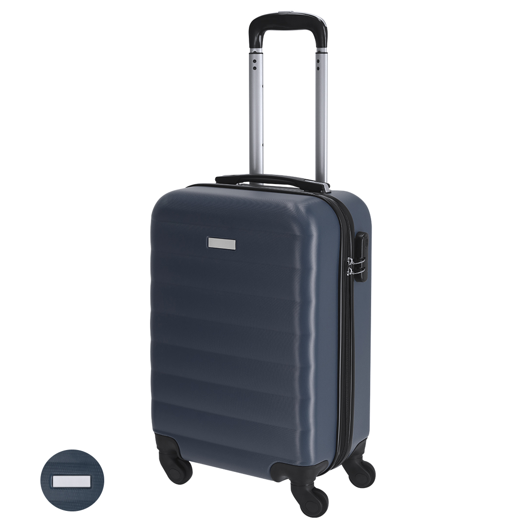 Trolley em ABS com chapa metálica e cadeado Luril