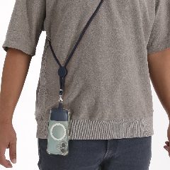 Lanyard porta-telemóvel com ajustadores cromados Zaret – foto 5