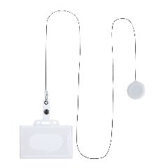 Porta-crachá extensível com suporte rígido Blaires – foto 4