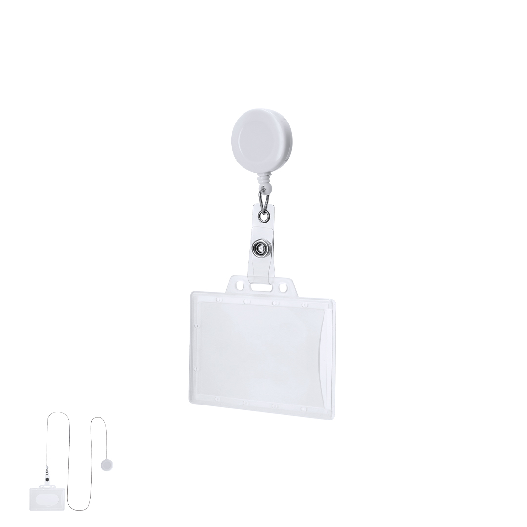 Porta-crachá extensível com suporte rígido Blaires