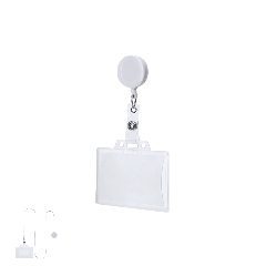 Porta-crachá extensível com suporte rígido Blaires