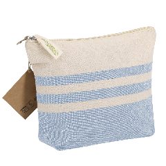 Necessaire em algodão reciclado às riscas Daronel – foto 3