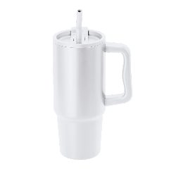 Copo térmico 900 mL em inox reciclado com palhinha Yukon – foto 5