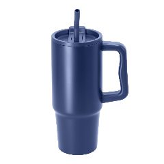 Copo térmico 900 mL em inox reciclado com palhinha Yukon – foto 7