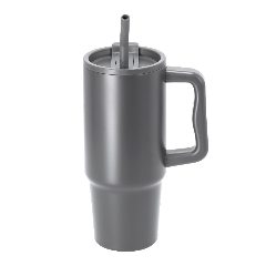Copo térmico 900 mL em inox reciclado com palhinha Yukon – foto 6
