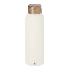 Garrafa 700 mL em inox reciclado com tampa em acácia Cosmix – foto 5