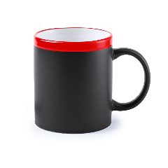 Caneca de cerâmica 350 mL com quadro de giz Colorful – foto 6