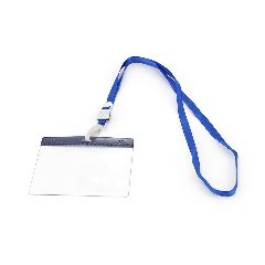 Porta-crachá em PVC com cordão Maes – foto 3