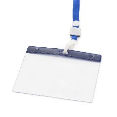 Porta-crachá em PVC com cordão Maes – foto 4