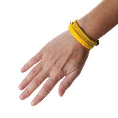 Pulseira ajustável em poliéster com nó Mitjansi – foto 2