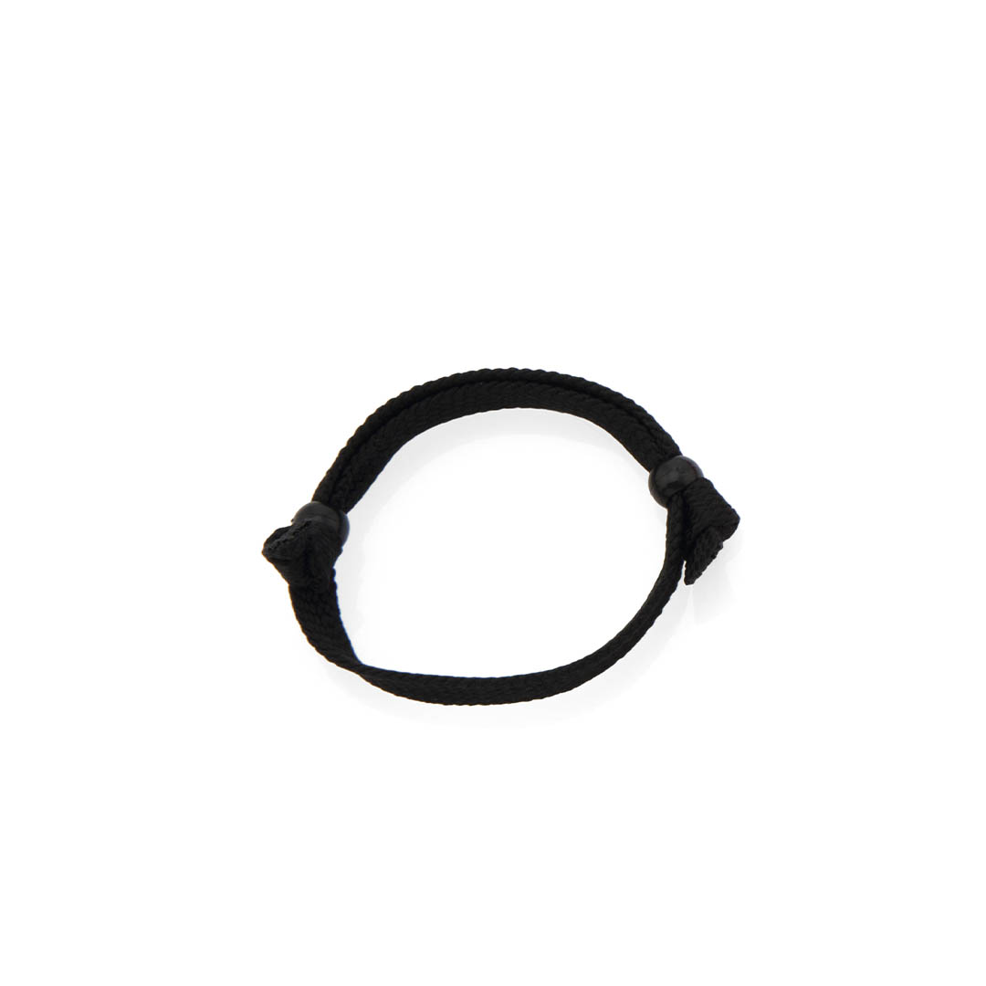 Pulseira ajustável em poliéster com nó Mitjansi