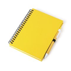 Conjunto de caderno em cartão reciclado e esferográfica Koguel – foto 2