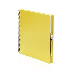 Caderno de argolas em cartão com esferográfica reciclada Tecnar – foto 7
