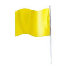Bandeira em poliéster com haste de 30 cm Rolof – foto 2