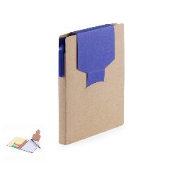 Bloco de notas adesivas com esferográfica Cravis