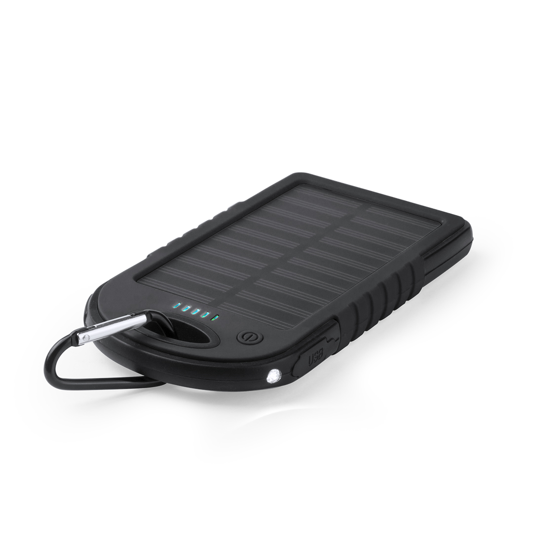 Power bank solar 4000 mAh resistente a salpicos Lenard