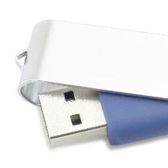 Pen USB 16 GB giratória com clipe metálico Rebik – foto 3