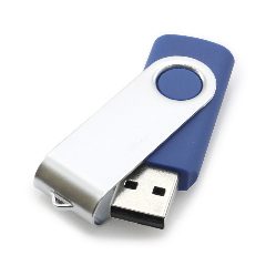 Pen USB 16 GB giratória com clipe metálico Rebik – foto 4