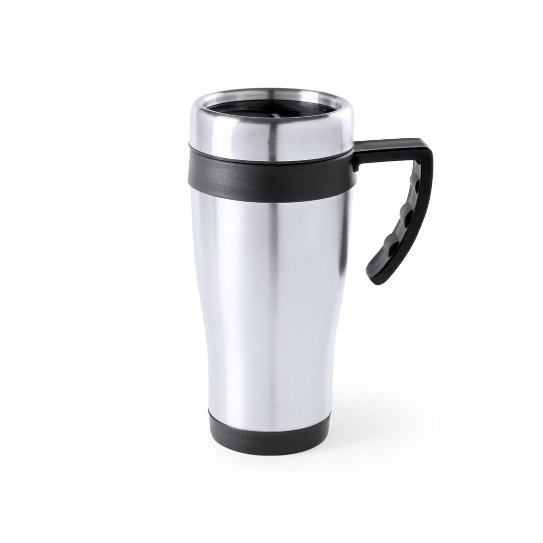 Caneca térmica em inox 450 mL colorida Carson