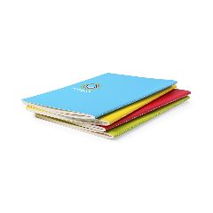 Caderno em cartão com costura colorida Dienel – foto 4