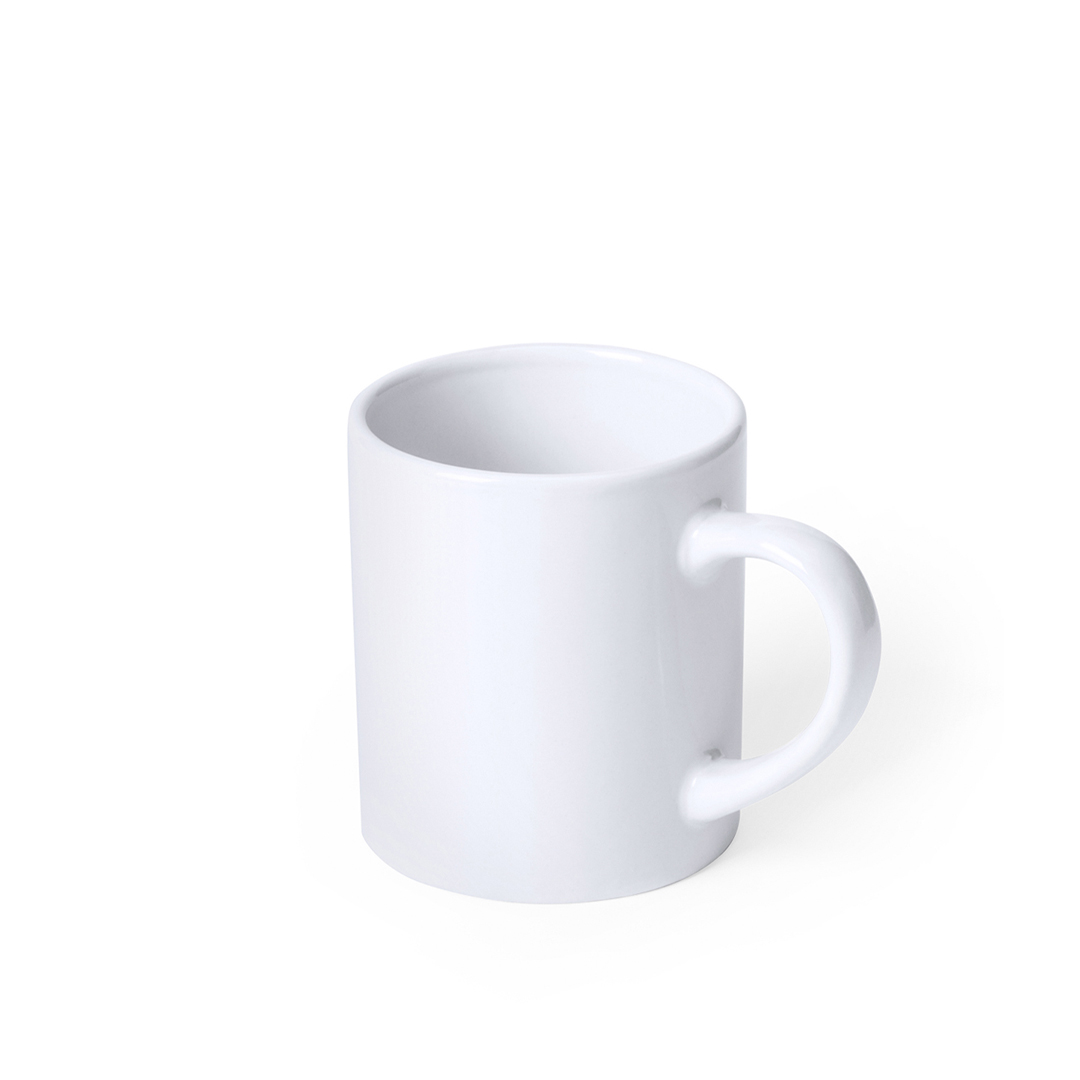 Caneca de cerâmica branca 250 mL Daimy