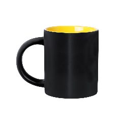 Caneca de cerâmica preta 350 mL para laser Bafy – foto 4