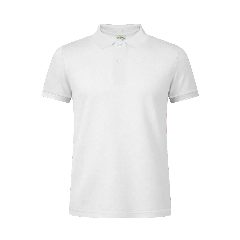 Polo piqué branco em algodão 180g Keya MPS180 – foto 5