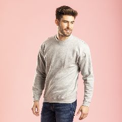 Sweatshirt adulto em algodão e poliéster 280g Keya SWC280 – foto 5