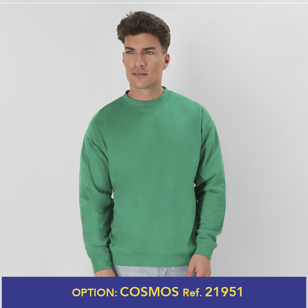 Sweatshirt adulto em algodão e poliéster 280g Keya SWC280
