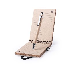 Conjunto de caderno e caneta em bambu Tumiz – foto 2