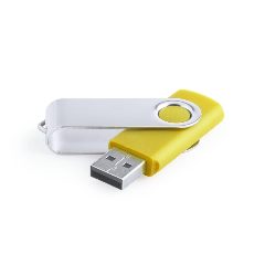 Pen USB 32 GB giratória com clipe metálico Yemil