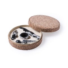 Conjunto de vinho em cortiça com 4 acessórios Bribal – foto 2