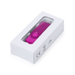 Pen USB 16 GB giratória com clipe brilhante Survet – foto 2