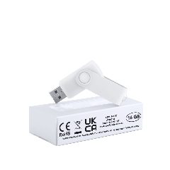Pen USB 16 GB giratória com clipe brilhante Survet – foto 6