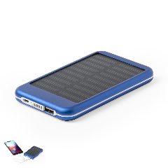 Power bank solar 4000 mAh em alumínio Rudder