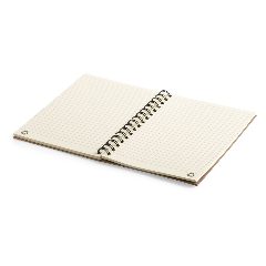 Caderno de argolas colorido em cartão reciclado Zubar – foto 2