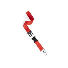 Lanyard em poliéster com fivela multifunções Kunel – foto 3