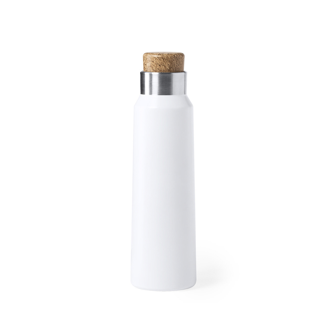 Garrafa de aço inox 770 mL com tampa estilo cortiça Anukin