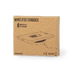 Carregador wireless em palha de trigo Cirkal – foto 2