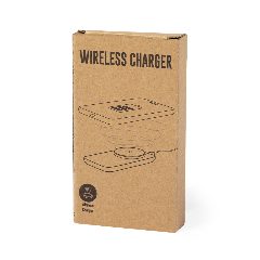 Carregador wireless em bambu e palha de trigo Claudix – foto 2