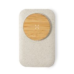 Carregador wireless em bambu e palha de trigo Claudix – foto 5