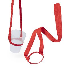 Lanyard porta-copos em poliéster Frinly – foto 6