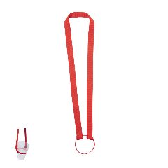 Lanyard porta-copos em poliéster Frinly