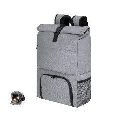 Mochila com compartimento térmico efeito ganga Howar