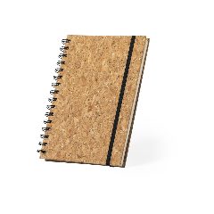 Caderno de argolas em cortiça natural 100 folhas Xiankal – foto 4