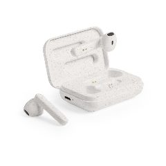 Auriculares Bluetooth em palha de trigo com estojo Vounel – foto 4