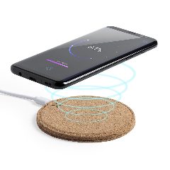 Carregador wireless em cortiça natural Kibox – foto 3