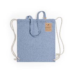 Saco mochila em algodão reciclado com alças Fenin – foto 5